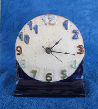 Desk clock front